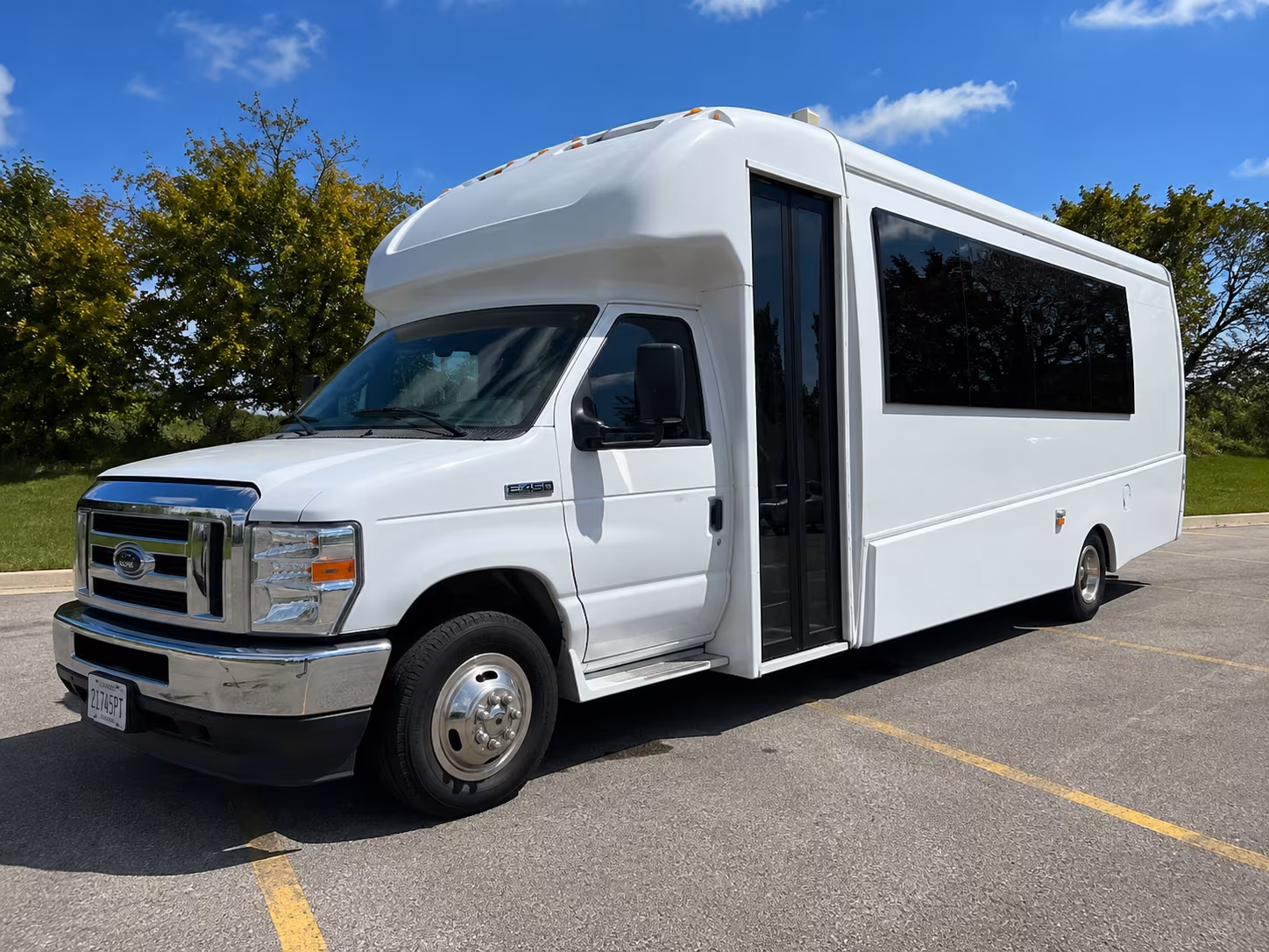 flint party bus booking step 1
