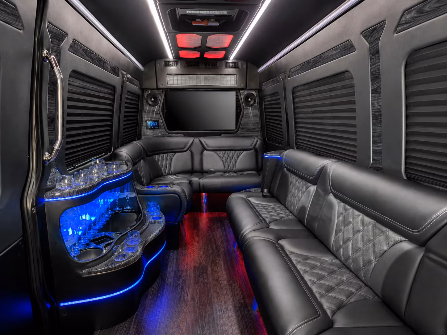 flint sporting event transportation onboard seating